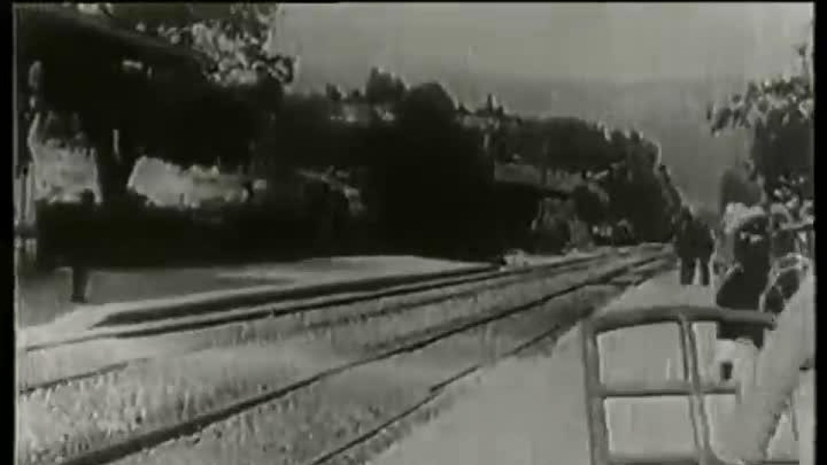 Llegada del tren a la estación de La Ciotat, la primera película de la historia del cine.