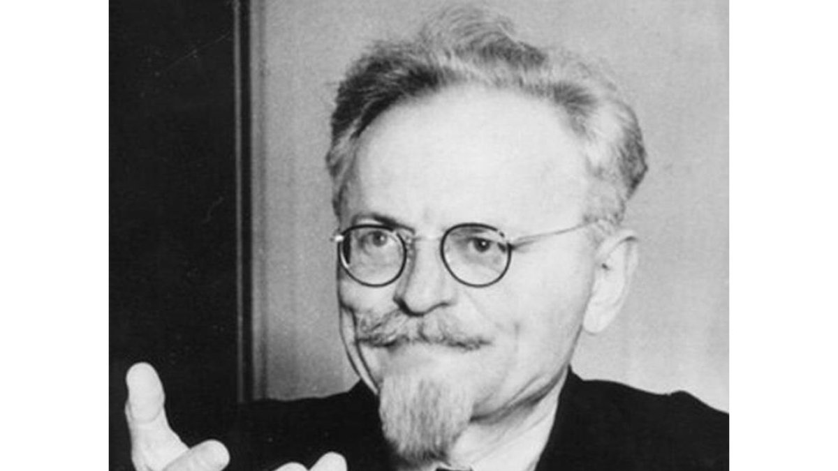 Retrato de Leon Trotsky sacado en 1950 en México, justo antes de su asesinato.