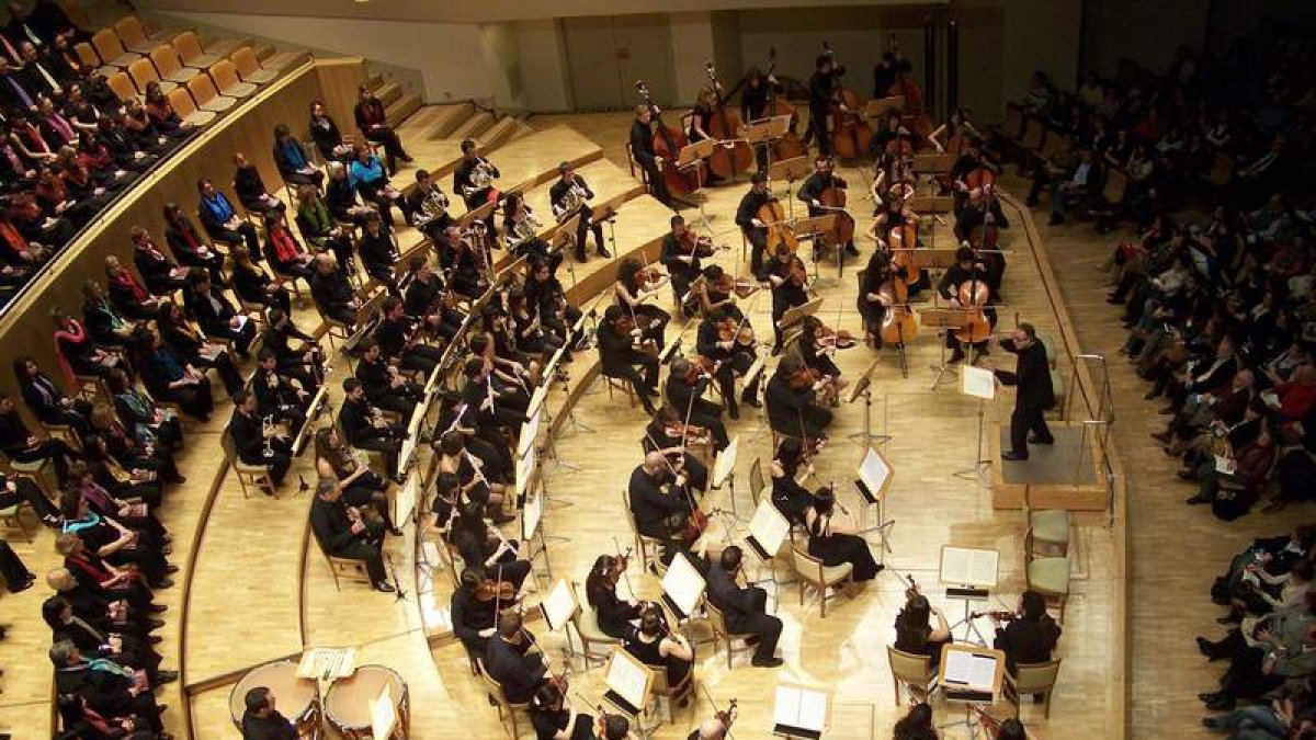 Coro y orquesta de la Universidad Autónoma de Madrid.