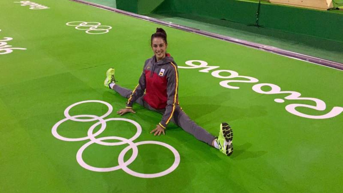 Carolina Rodríguez entra mañana a escena en los Juegos Olímpicos de Río. DL
