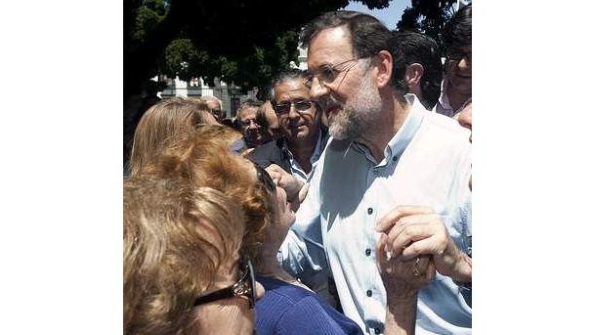 Rajoy viajó ayer a Tenerife y Gran Canaria.