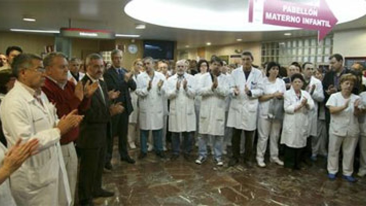 Imagen del personal médico del Hospital Virgen de la Arrixaca de Murcia,