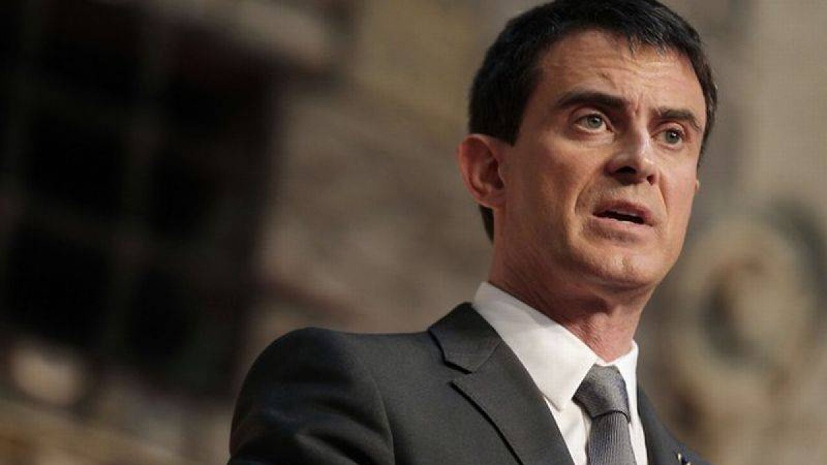 El Primer Ministro, Manuel Valls, durante un discurso del pasado mes de febrero.