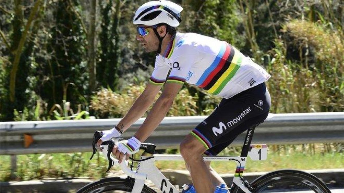 Alejandro Valverde en la Vuelta de Cataluña.