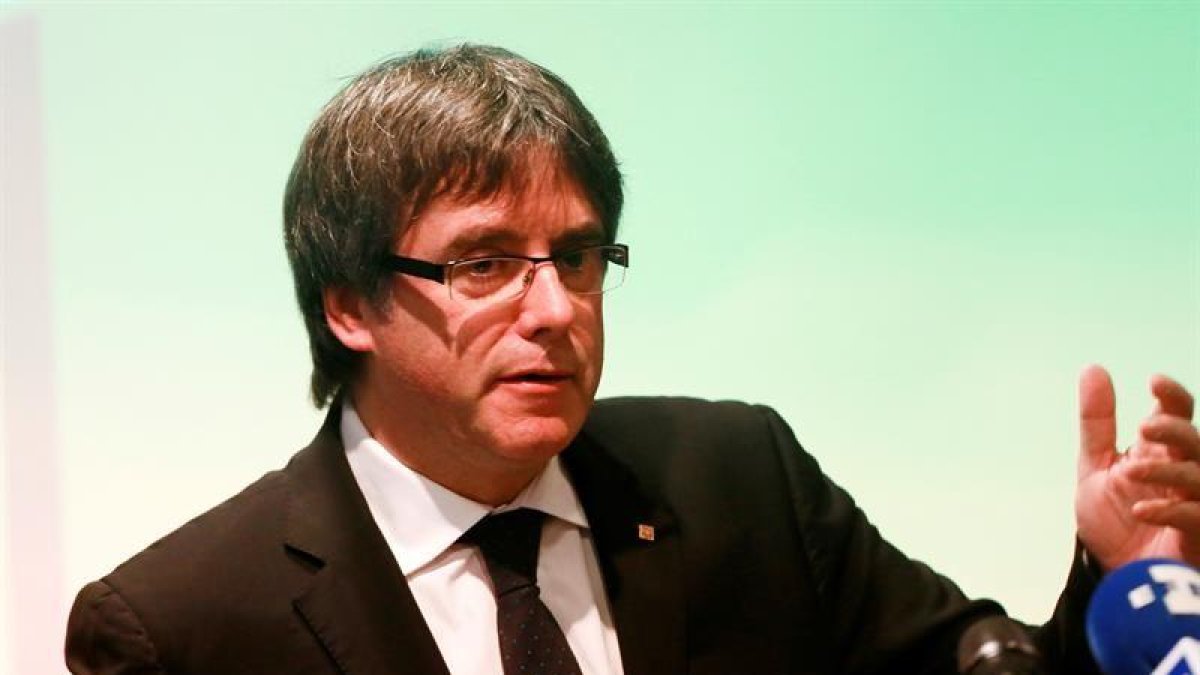 El expresidente de la Generalitat Carles Puigdemont