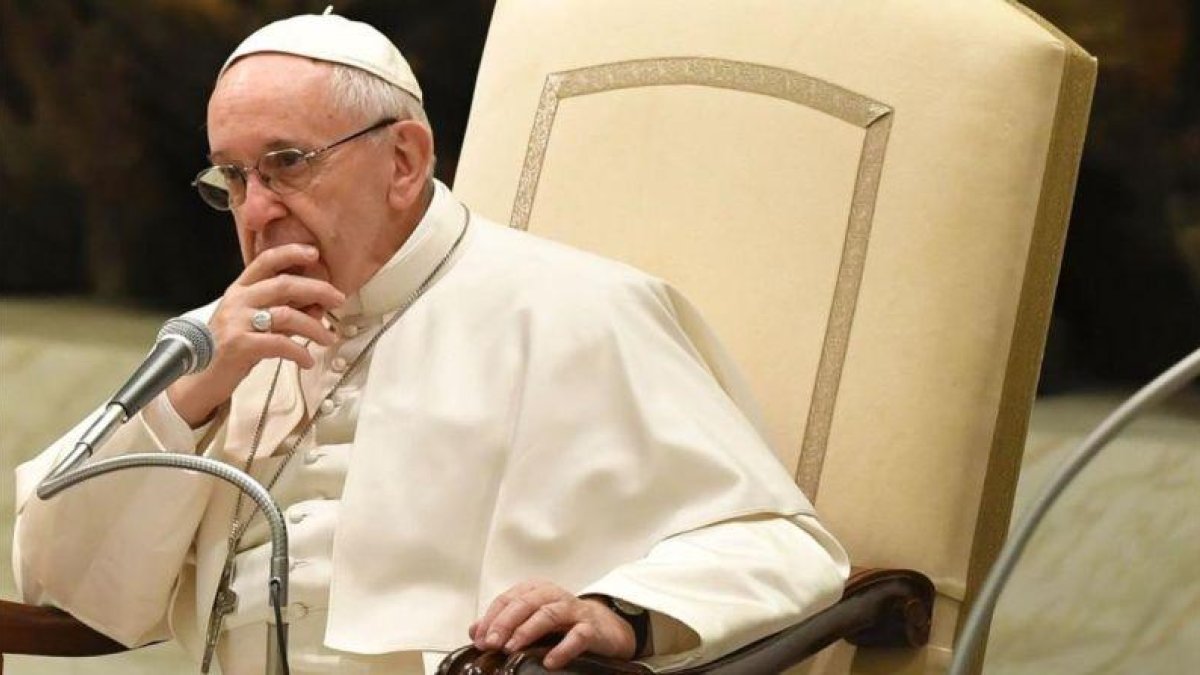 El Papa, en una audiencia general en el Vaticano, la semana pasada.