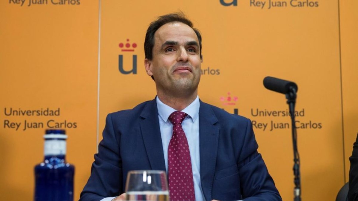 El rector de la Universidad Rey Juan Carlos de Madrid, Javier Ramos. /