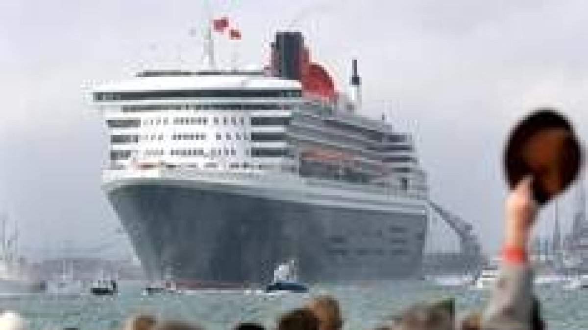El «Queen Mary II» hace entrada en el puerto británico de Southampton el pasado jueves