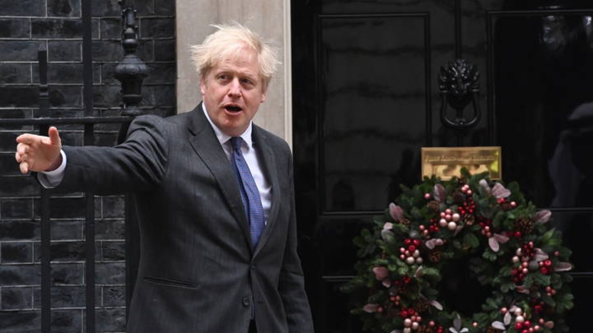 El Primer Ministro británico, Boris Johnson. FACUNDO ARRIZABALAGA