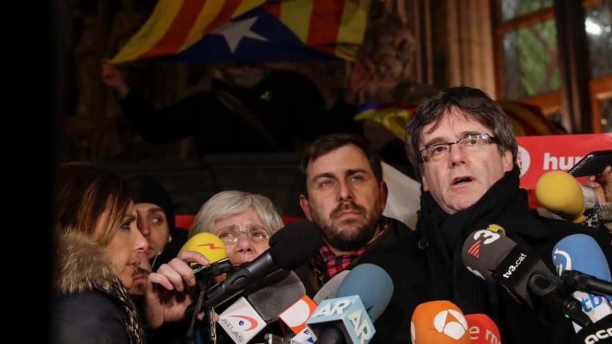 Carles Puigdemont en Bélgica.