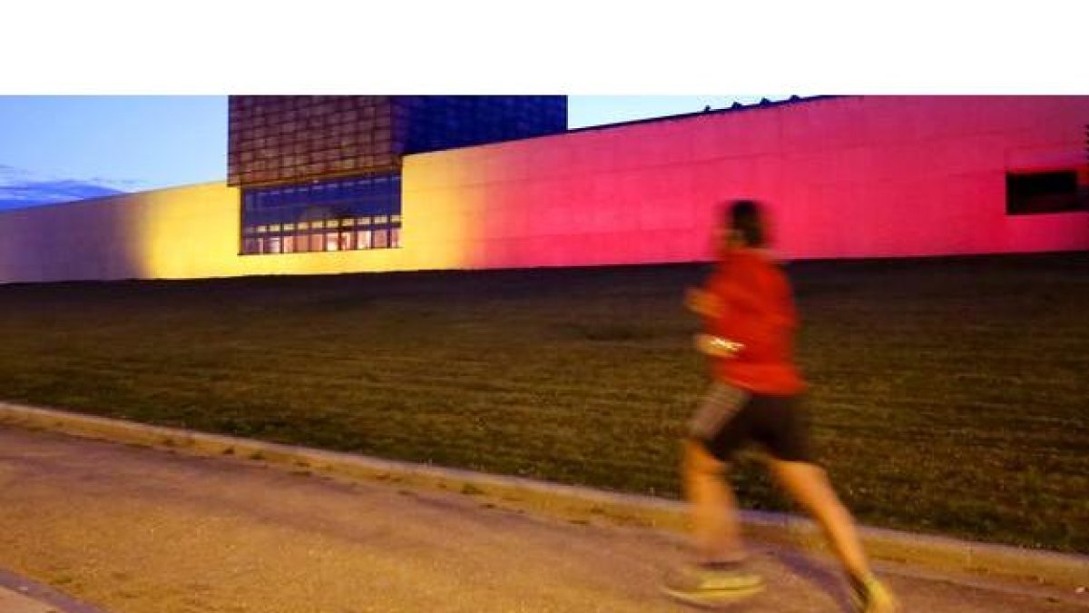 La sede del Parlamento autonómico se ilumina con los colores de la bandera de Bélgica con motivo de los atentados perpetraros en Bruselas