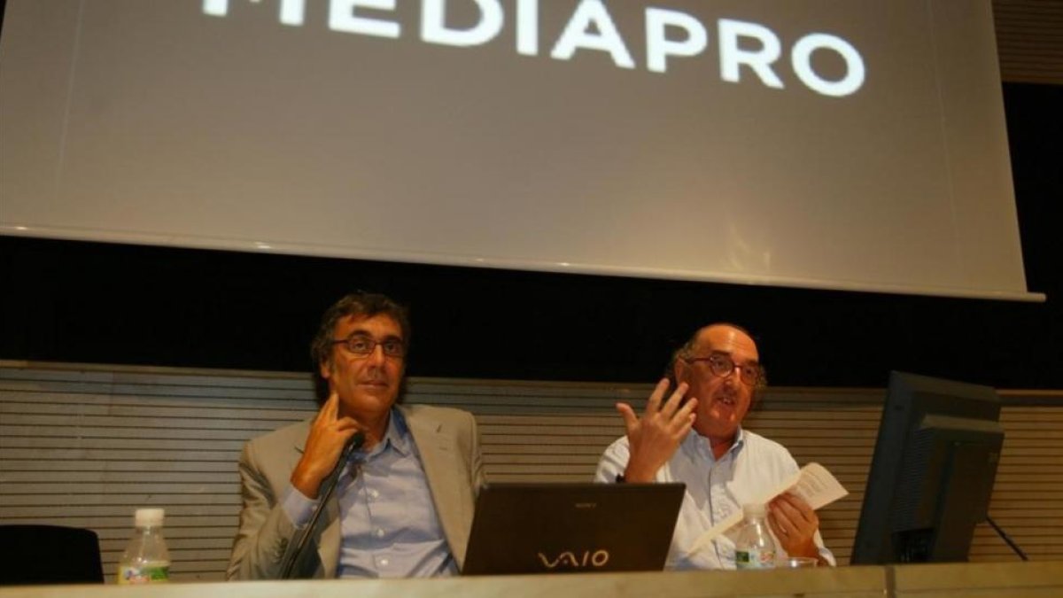 Tatxo Benet (izquierda) y Jaume Roures.