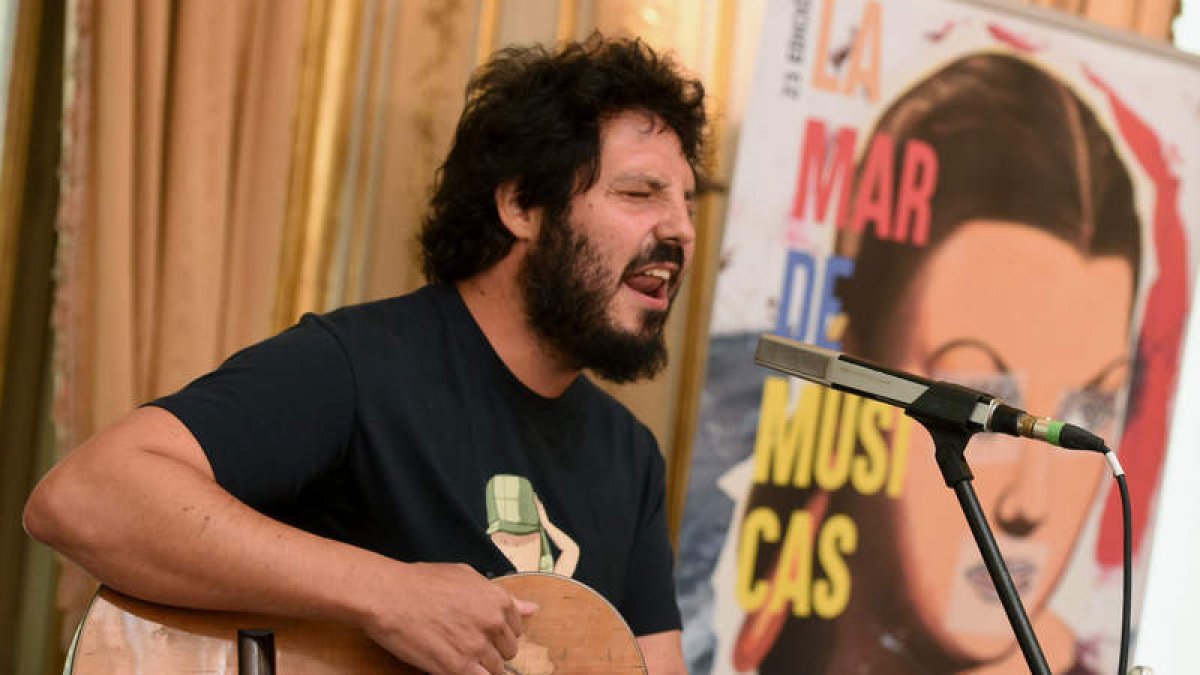 El cantante malagueño Juan Gómez, El Kanka. FERNANDO VILLAR