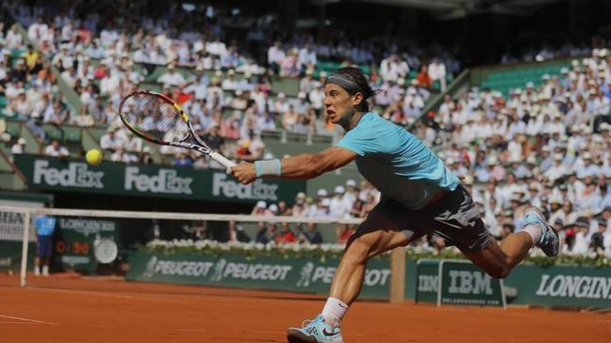 Nadal, en su partido de semifinales.