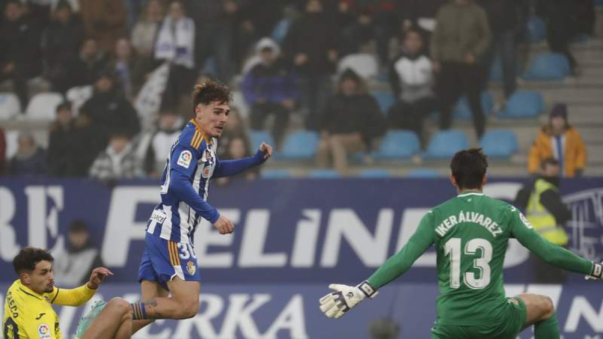 Hugo Vallejo ha ido creciendo y se encuentra en el mejor momento de la temporada. L. DE LA MATA