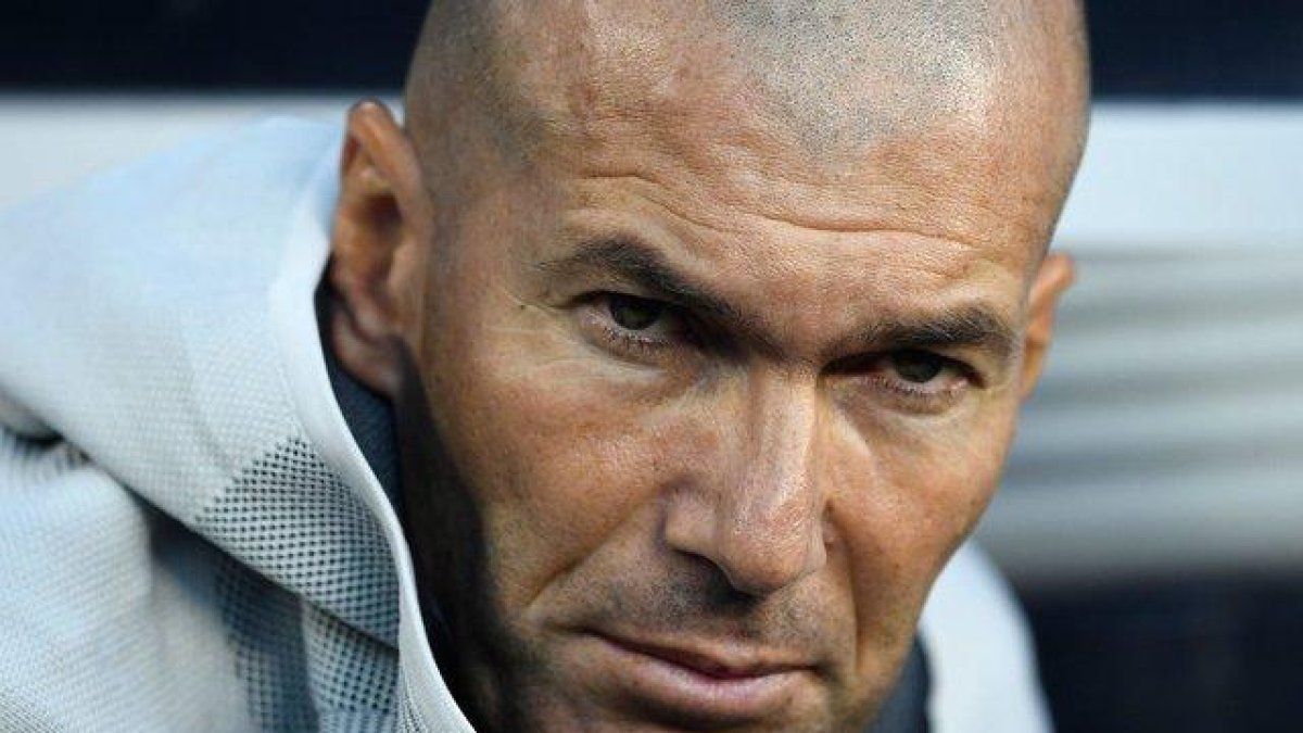 Zinedine Zidane, técnico del Madrid.