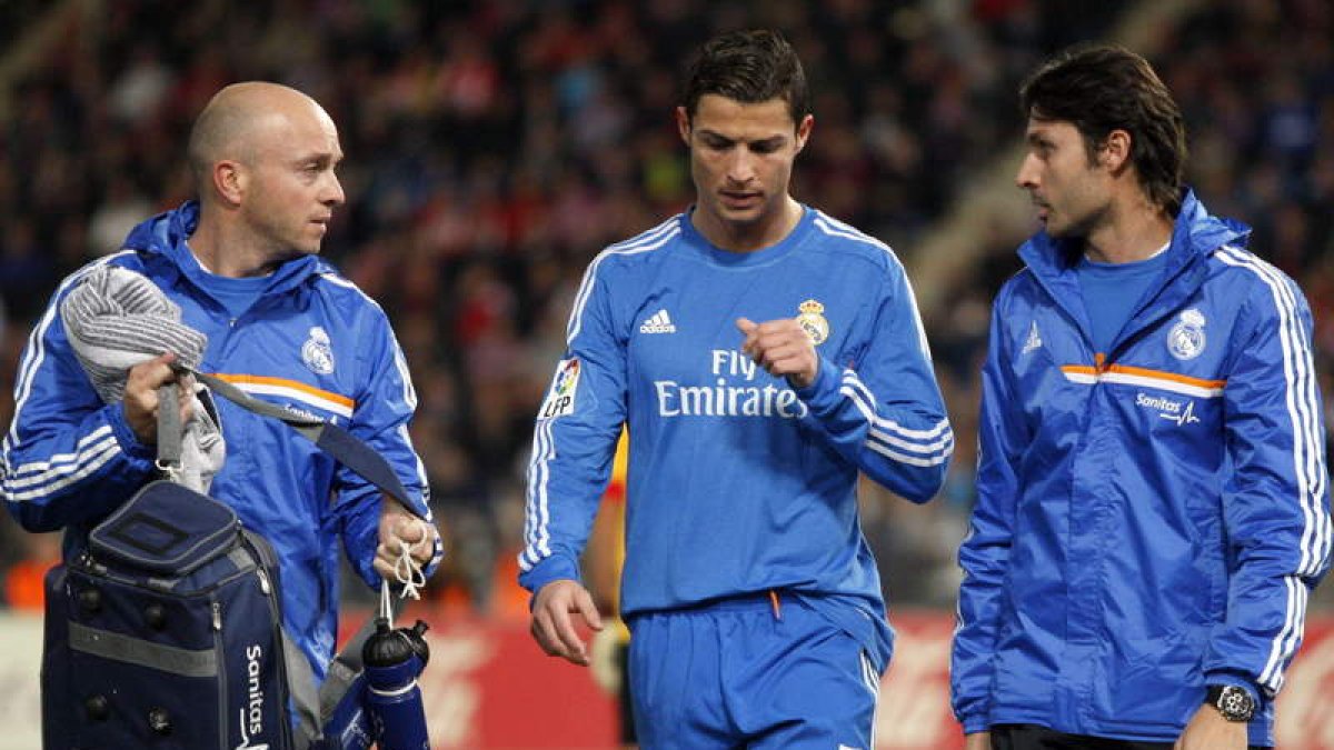 Ronaldo pidió, por precaución, el cambio ante el Almería.