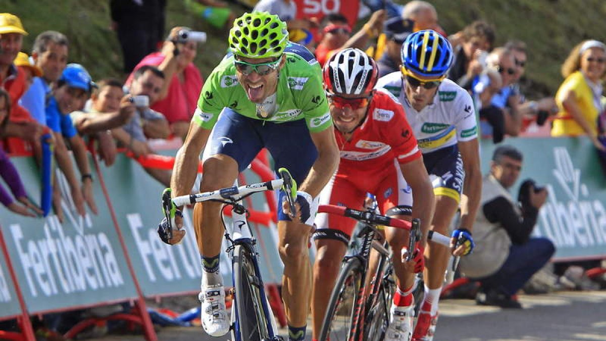 Valverde, Purito y Contador pujarán por el maillot de campeón de España, esta vez en Bembibre.