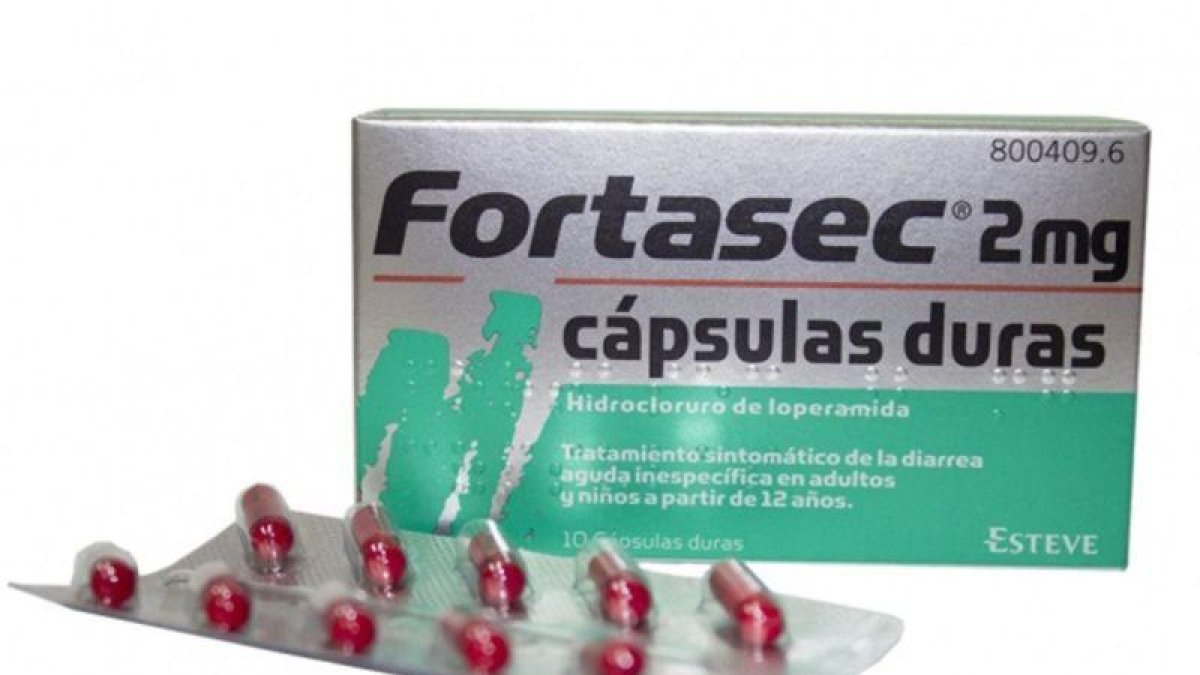 Envase del medicamento Fortasec.