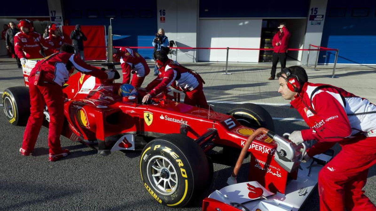 El F2012 de Alonso mejorará prestaciones para el GP de China.