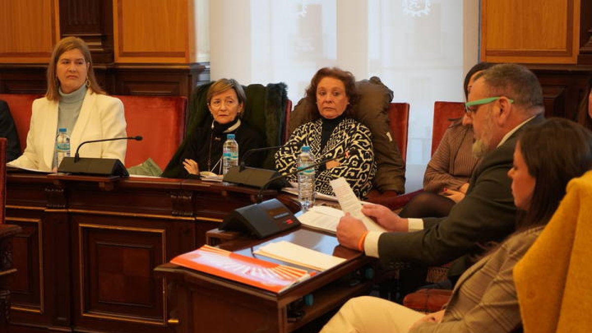 El Pleno se pronunció sobre la vuelta de los trenes de Feve a León. J. NOTARIO