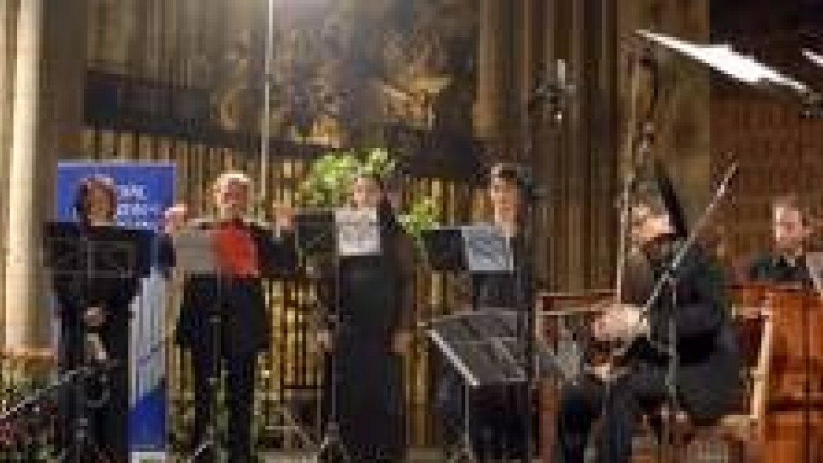 Imagen del grupo de música barroca La Venexiana, que hoy ofrece un concierto en San Marcos