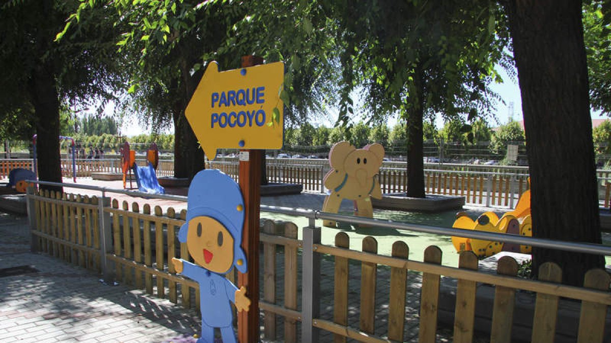 El parque Pocoyó, una de las obras modificadas del actual equipo de Gobierno.