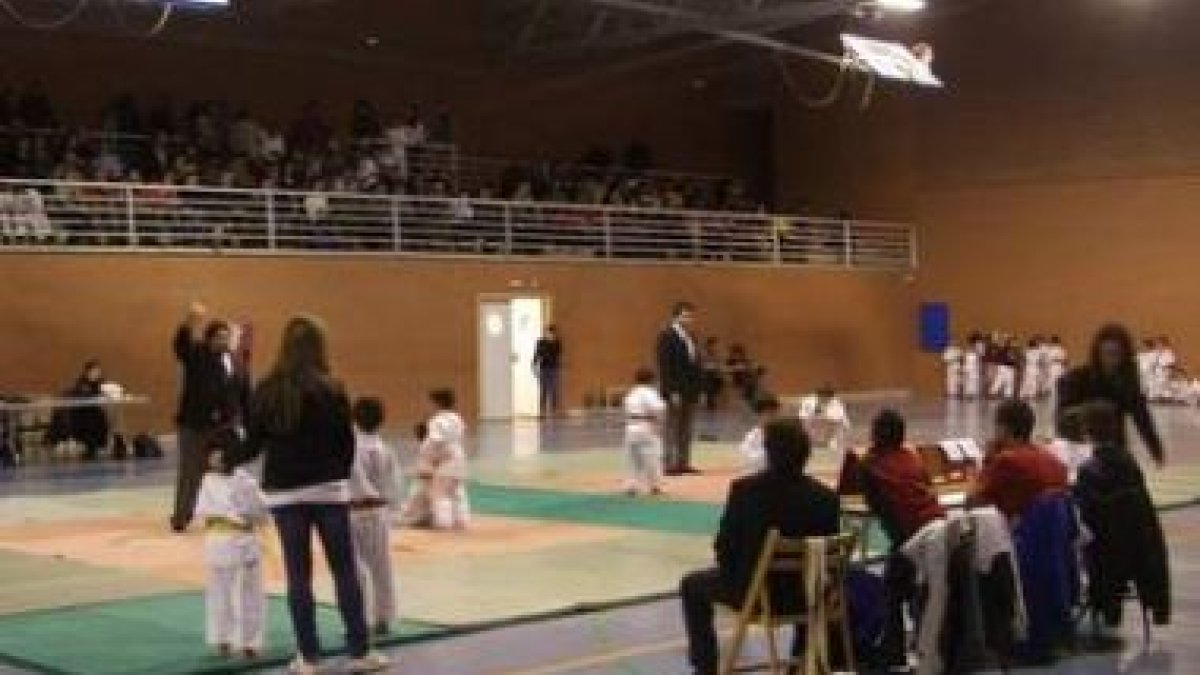 Imagen de grupo de los triunfadores en el Torneo de Judo Ciudad de León.