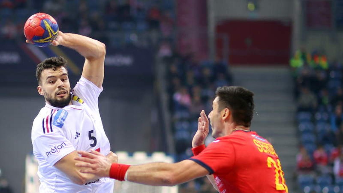 Francia impuso su mayor pegada contra España en el último partido de la ‘main round’. LUKASZ GAGULSKI