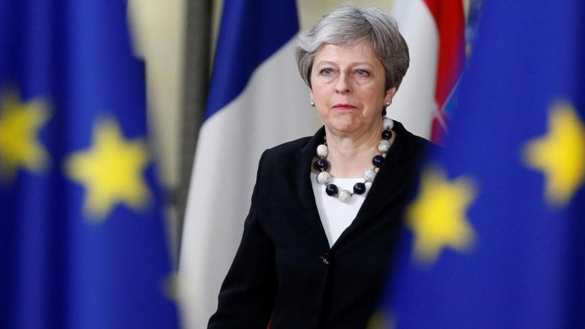 Theresa May, en un Consejo Europeo