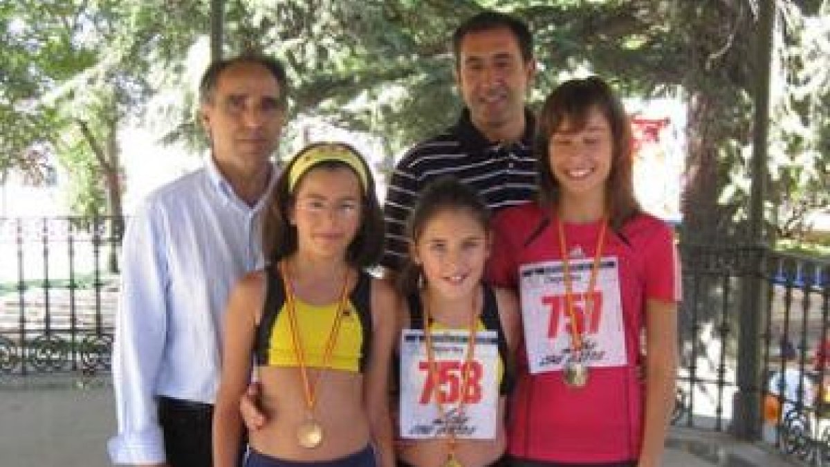 Los más pequeños demostraron sus ganas de competir en la Carrera Popular Ciudad de Astorga.