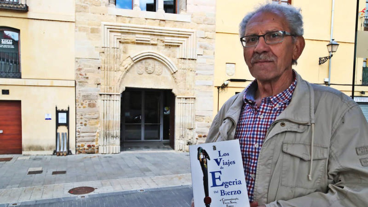 Saturnino Alonso Requejo, natural de Remolina, es el autor de la novela ‘Los viajes de Egeria del Bierzo’