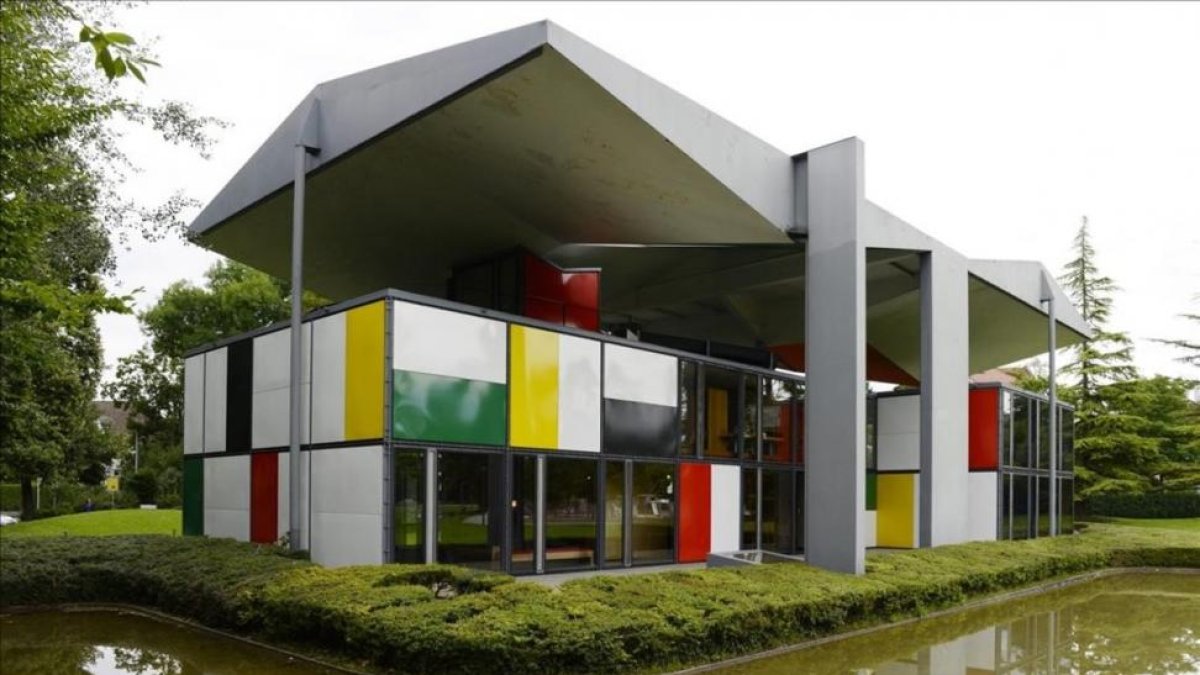 El pabellón Le Corbusier del Museo Heidi Weber, en Zúrich (Suiza) (1967), una de las obras de Le Corbusier declaradas Patrimonio Mundial por la Unesco.