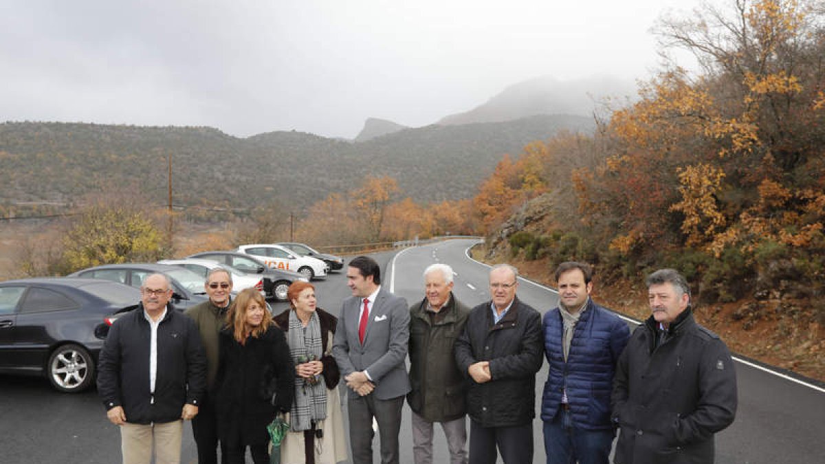 Babia, Luna y Laciana reclamaban desde hace tiempo el arreglo del tramo. JESÚS