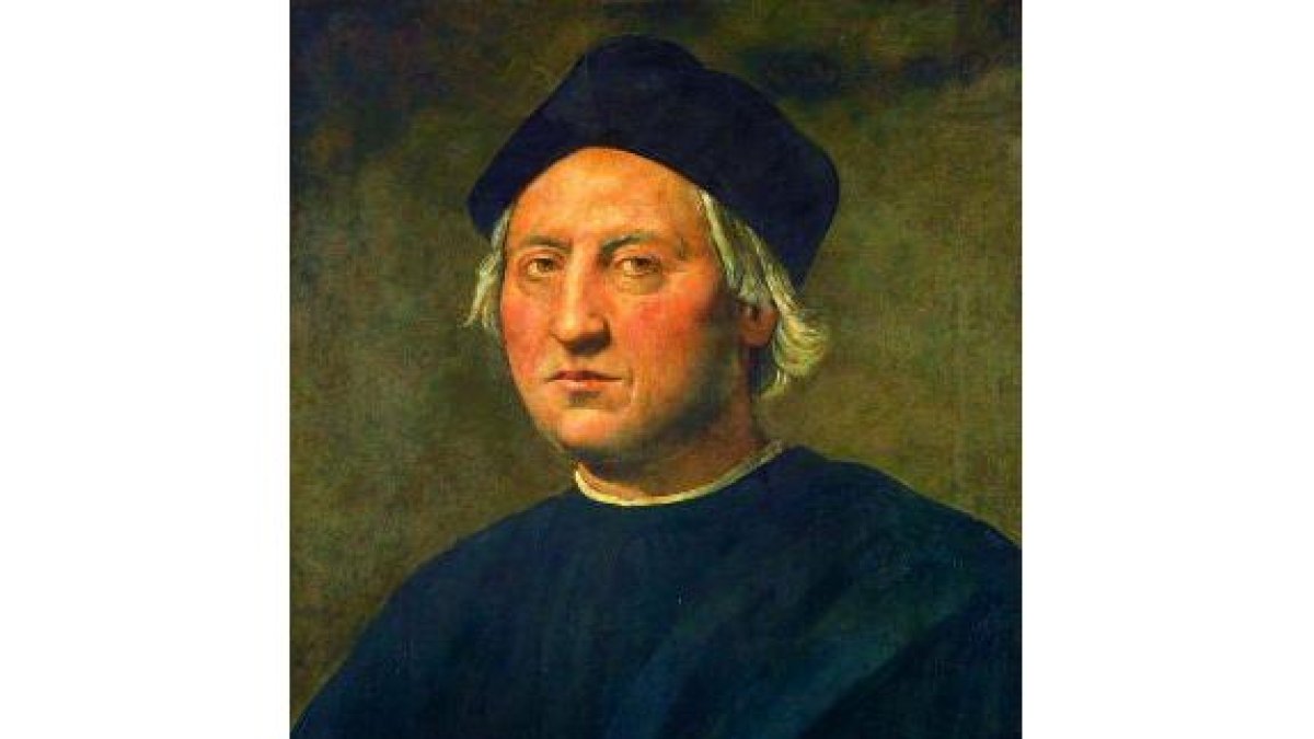 Cuadro de Cristóbal Colón del pintor italiano del Renacimiento Ghirlandaio.