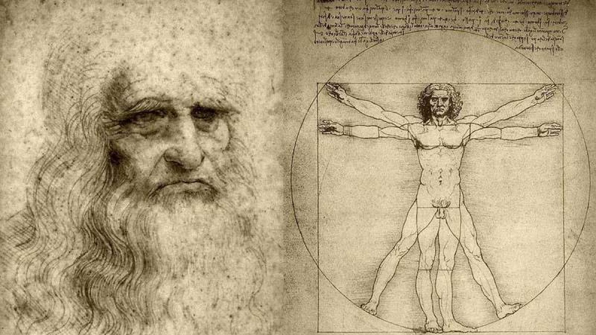 Imagen de uno de los dibujos de Leonardo. EFE