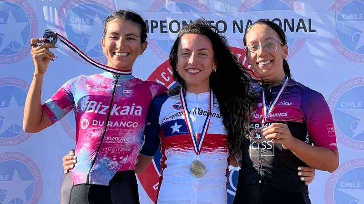 Aranza Villalón, flamante campeona contrarreloj de Chile. ENEICAT CM TEAM