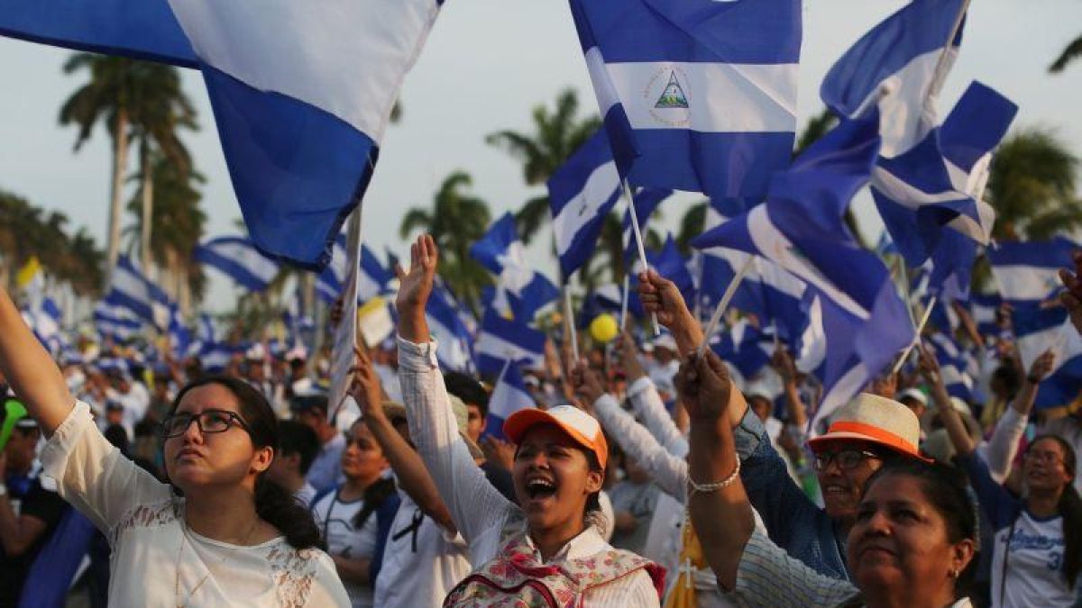 El pueblo de Nicaragua demanda la renuncia del presidente Daniel Ortega.