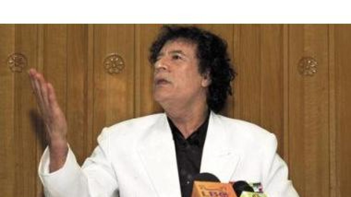 Moamar al Gadafi.