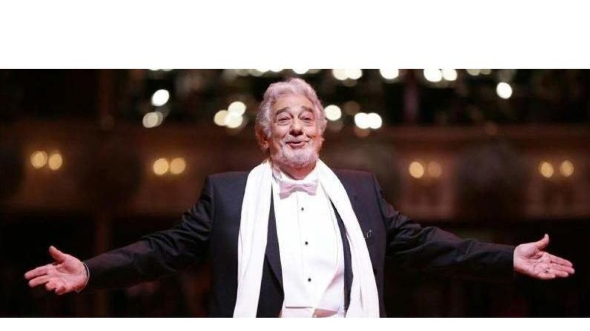 Plácido Domingo durante una actuación. EFE