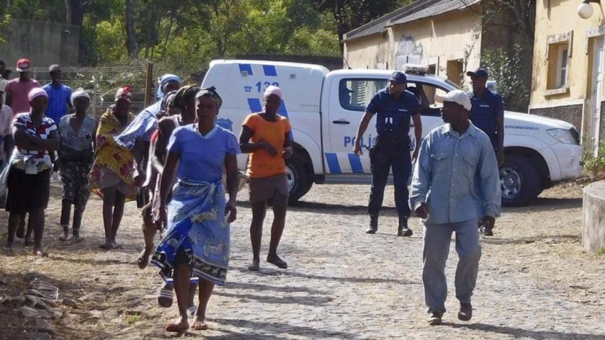 Barracas militares Monte Txota  en la isla de Santiago de Cabo Verde donde se han encontrado los cuerpos sin vida de 11 personas.