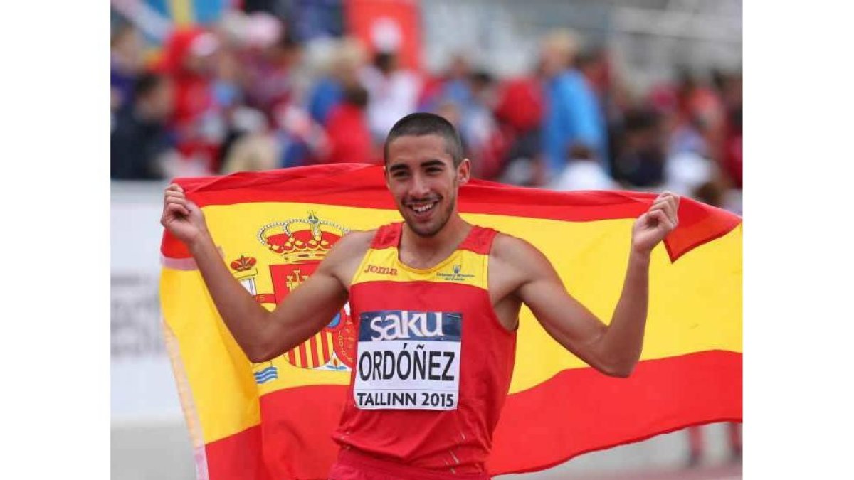 Saúl Ordóñez no pudo tener un mejor debut en un Mundial de atletismo.