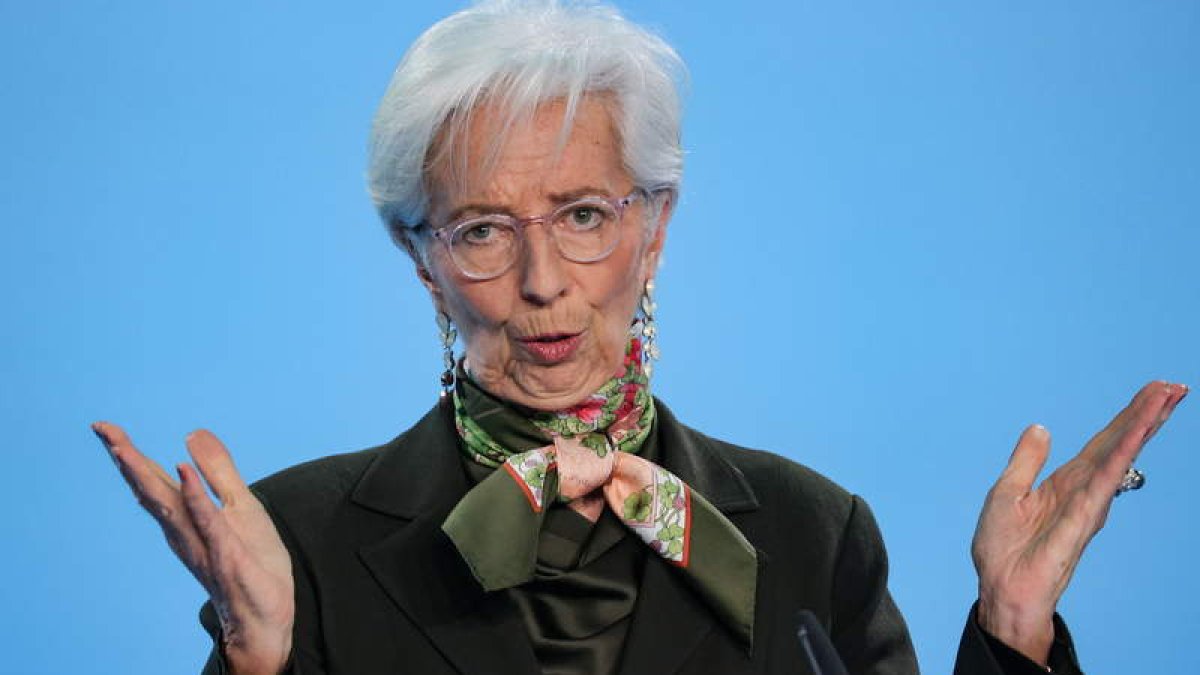 Christine Lagarde, presidenta del Banco Central Europeo, anticipa más subidas de los tipos de interés en la Unión Europea. FRIEDEMANN VOGEL