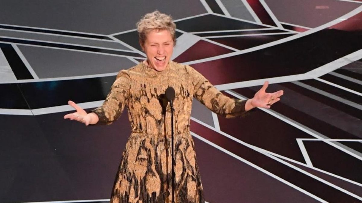 Frances McDormand, tras ganar el Oscar a la mejor actriz por Tres anuncios en las afueras