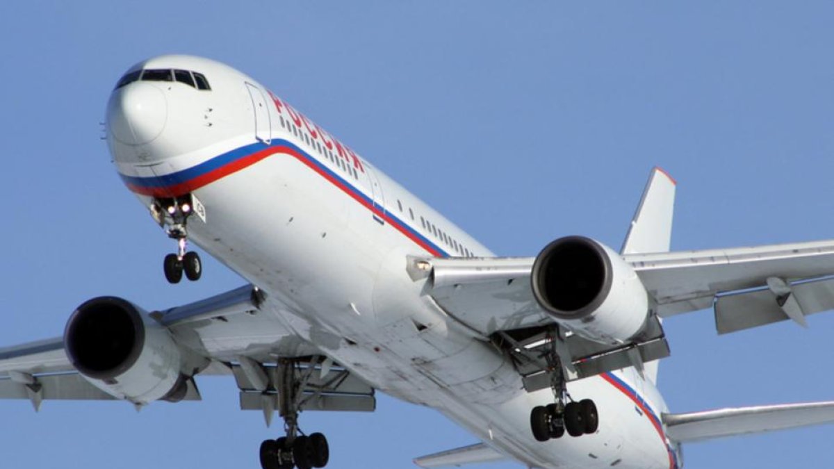 Un avión de Rossiya Airlines, en una imagen de archivo.