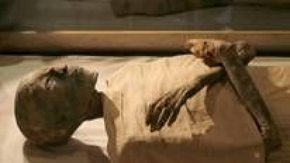 La momia de Ramsés IV, dentro de la muestra «Viaje a la inmortalidad»