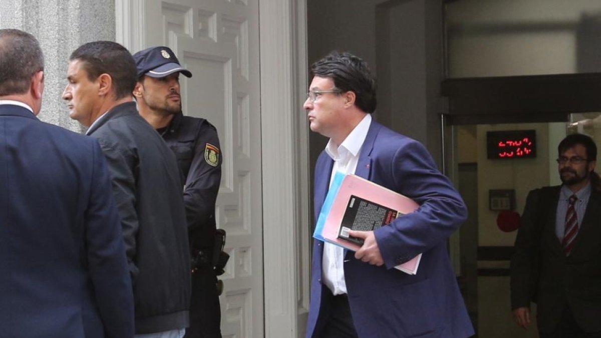 Joan Josep Nuet, encarcelado por error en la interlocutoria del Tribunal Supremo.