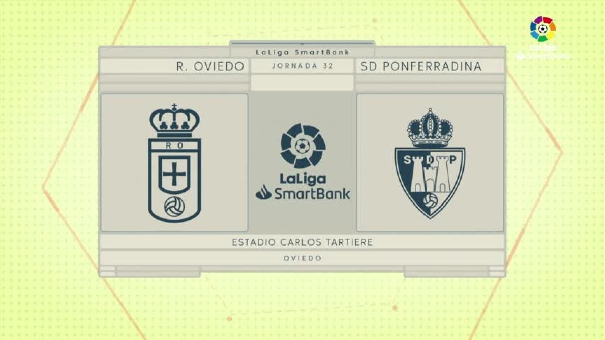 Resumen Goles Oviedo Ponferradina - Jornada 32 - La Liga SmartBank