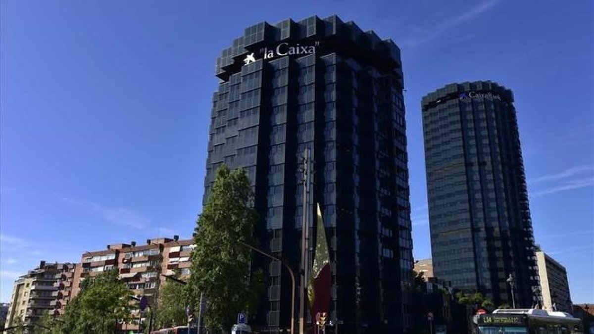 Oficinas centrales de CaixaBank en Barcelona.