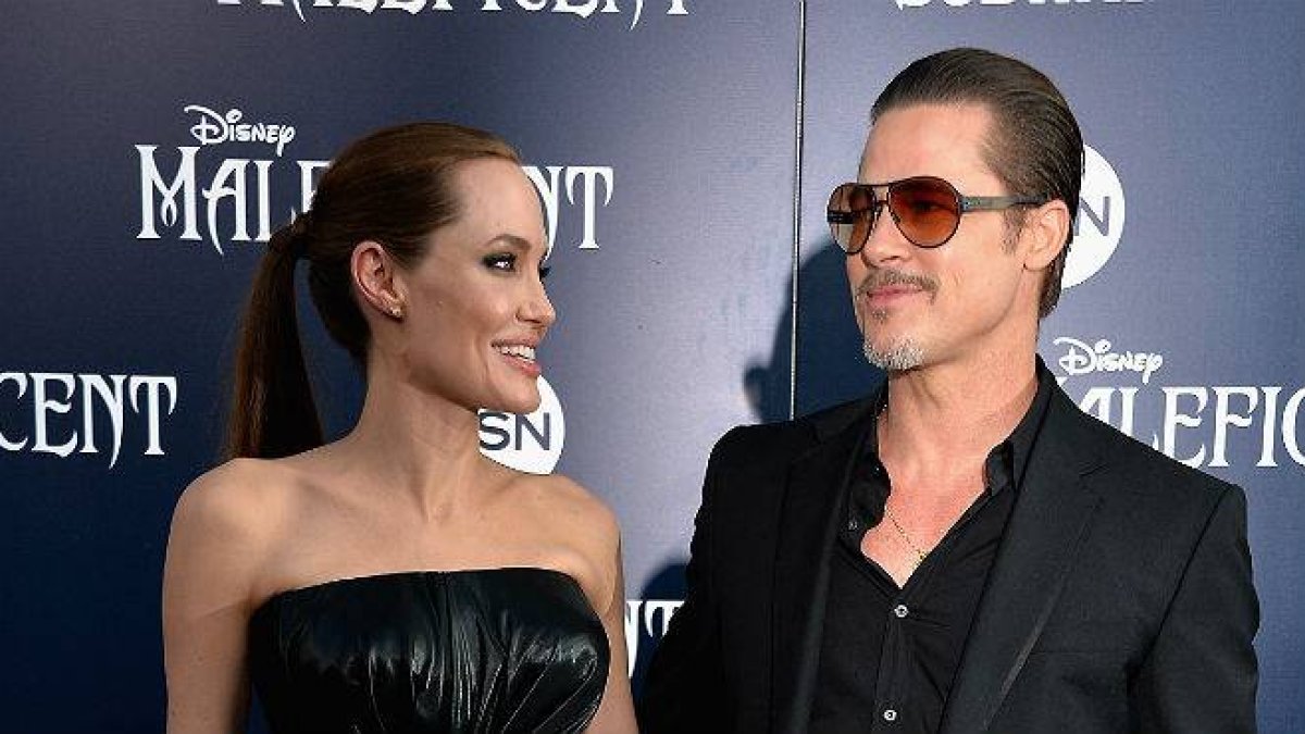 Brad Pitt agredido en la 'primier' de 'Maléfica' mientras acompañaba a su mujer Angelina Jolie